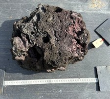 Lavastein ca. 30 x 40 cm Lavabrocken Steingarten Pflanzstein 4 F