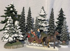 Pferdeschlitten und Brücken zur Deko bei Lichthäusern