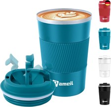 Thermobecher Kaffeebecher to go 380ml Edelstahl Kaffee to go Becher Thermo,