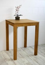 Massivholz Bartisch 80x80