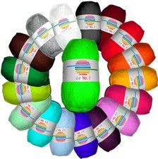 Wolle No.1 Strickgarn Schulgarn Strickwolle Häkelgarn Handstrickgarn 2,40€/100g