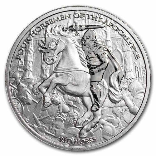 Rotes pferd die vier reiter - pferd,