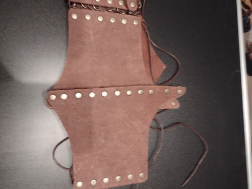 Leder corsage mittelalter - corsage,