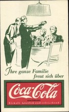 Klapp Ak Werbung, Coca-Cola, Menschen im Restaurant, Kellner - 11242423