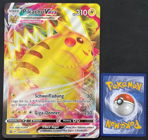 Pokemon pikachu vmax - swsh, 286