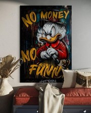 Dagobert Duck Leinwand Bild