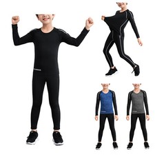 DE Jungs Trainingsanzug Laufen Outfit Basketball Spielen Sportanzug Radfahren