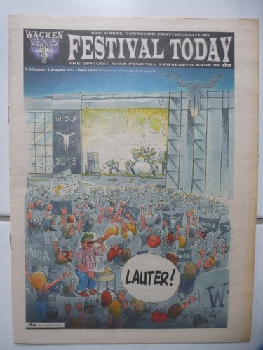 Wacken woa zeitschrift - wacken, shz