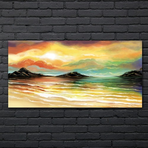 Malerei abstraktes meer wellen - meer,