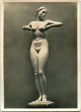 Erotik-AK MÜNCHEN HDDK, Thorak, Skulptur Frau, nackt, Urteil des Paris 30er