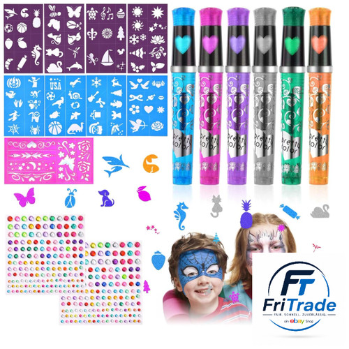 Tattoo stifte kinder glitzer - stifte,