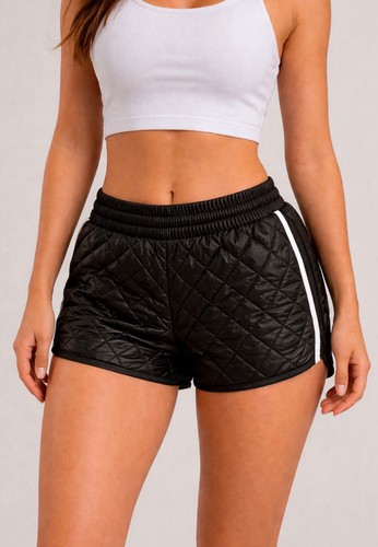 Mä gesteppte glanz shorts - mä/da.,