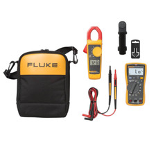 Fluke 117 Multimeter mit Fluke 323 Klemmmessgerät und TL175 Testleitungen + Koffer