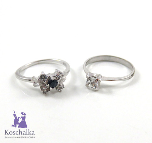 Vintage 835er silber ringe - ringe, set