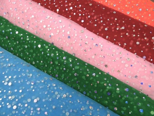 Organza paillette - 0,50,
