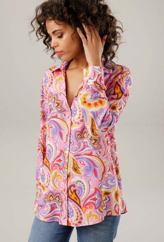 Neu long bluse paisley viscose - neu,