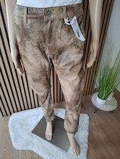 ❤️  Sexy S. Woman Kunstlederhose Wet Look in Braun SW1647