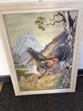 Fasan in einer Berglandschaft