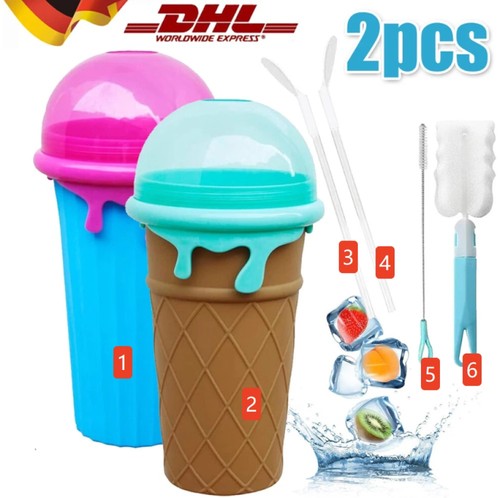 2pcs set slush becher slushy - becher,,