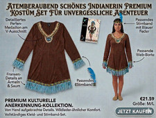 Hochwertiges Indianerin