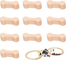 10 Stück Holzeisenbahn