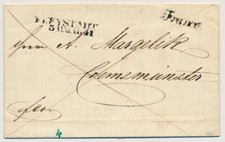 ÖSTERREICH EX PROVERA 1841 Brief (Inhalt) FREYSTADT (Oö) Mü:30P!