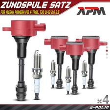 Zündspule zündkerze - zündspule+4x,