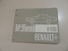 Teile Katalog Catalogue de pieces Renault R1133 Caravelle 01.1966