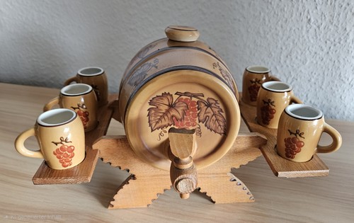 Ddr deko 70er jahre weinfass - ddr,