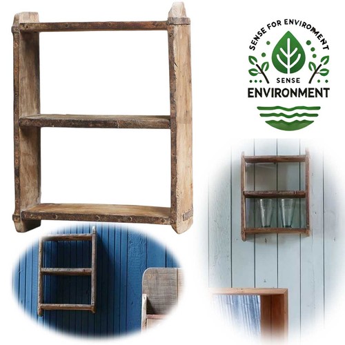 Vintage holz wandregal - vintage,
