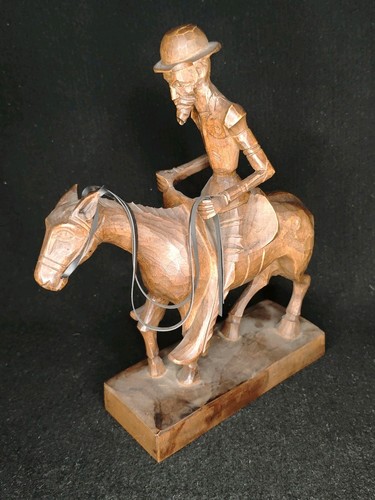 Don quijote auf pferd - pferd,