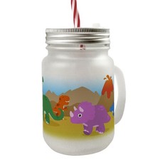 Dino Mason Jar Henkel