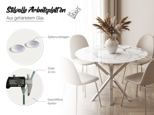 Glasplatte für den - , couchtisch
