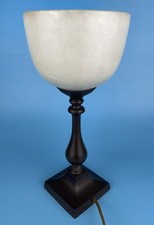 Alabaster Messing Lampe