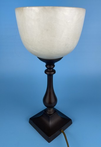 Alabaster messing lampe - alabaster,