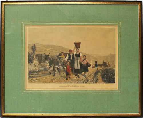 Weinlese der mosel - weinlese, an