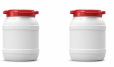 2er Set 6 L Drehdeckelfass