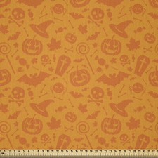 Halloween Microfaser Stoff als