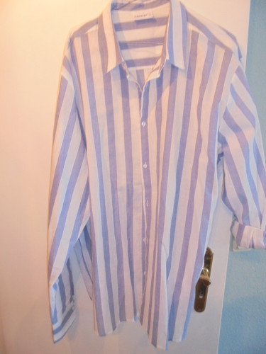 Hemd blau weiss - blau-weiss,