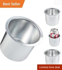 Vivid Silver Poker Table Cup