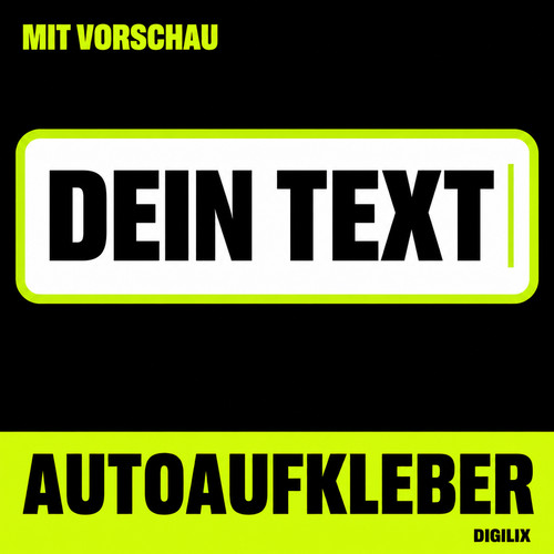 Beschriftung wunschtext auto - beschriftung,
