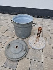 Alter Zink-Einkochtopf