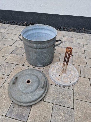 Alter zink einkochtopf - alter, zink-einkochtopf
