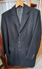 Mantel Herren schwarz Werther Kurzgröße 26 Vintage 60er 70er