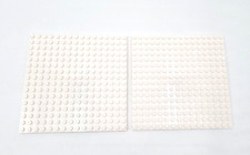 LEGO® Bauplatte 16x16  2 STK Noppen weiß  91405 NEUWARE