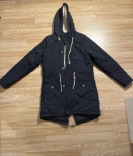 Derbe Hamburg Winterparka blau GR. 38 M Gefüttert 