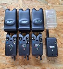 Delkim Tx-i Plus Bissanzeiger 3+1 Funk-Set (Blau/Blue) inkl. Schutzkappen Waller