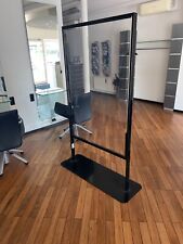 Trennwände Metall Plexiglas schwarz 180/96