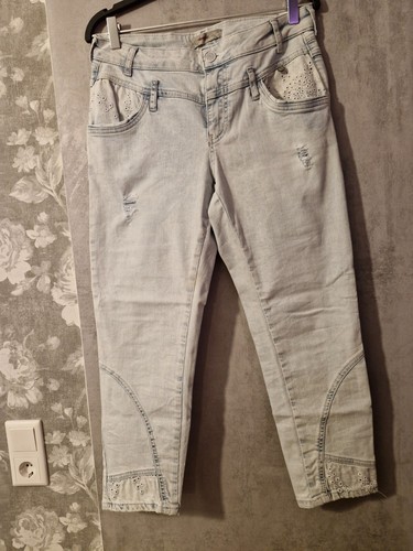 Tredy jeans blau mit - jeans, gr.38