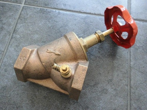 Rotguss absperrventil - 2",